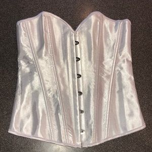 White corset, back you can tie how you want